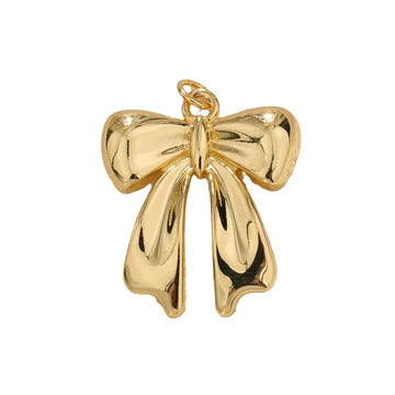 DAIIIBABYYY  -  1 piece Brass Material Cute Zircon Knot Bow Charms For Women DIY Pendant Earrings Bracelet Necklace Jewelry Wholesale